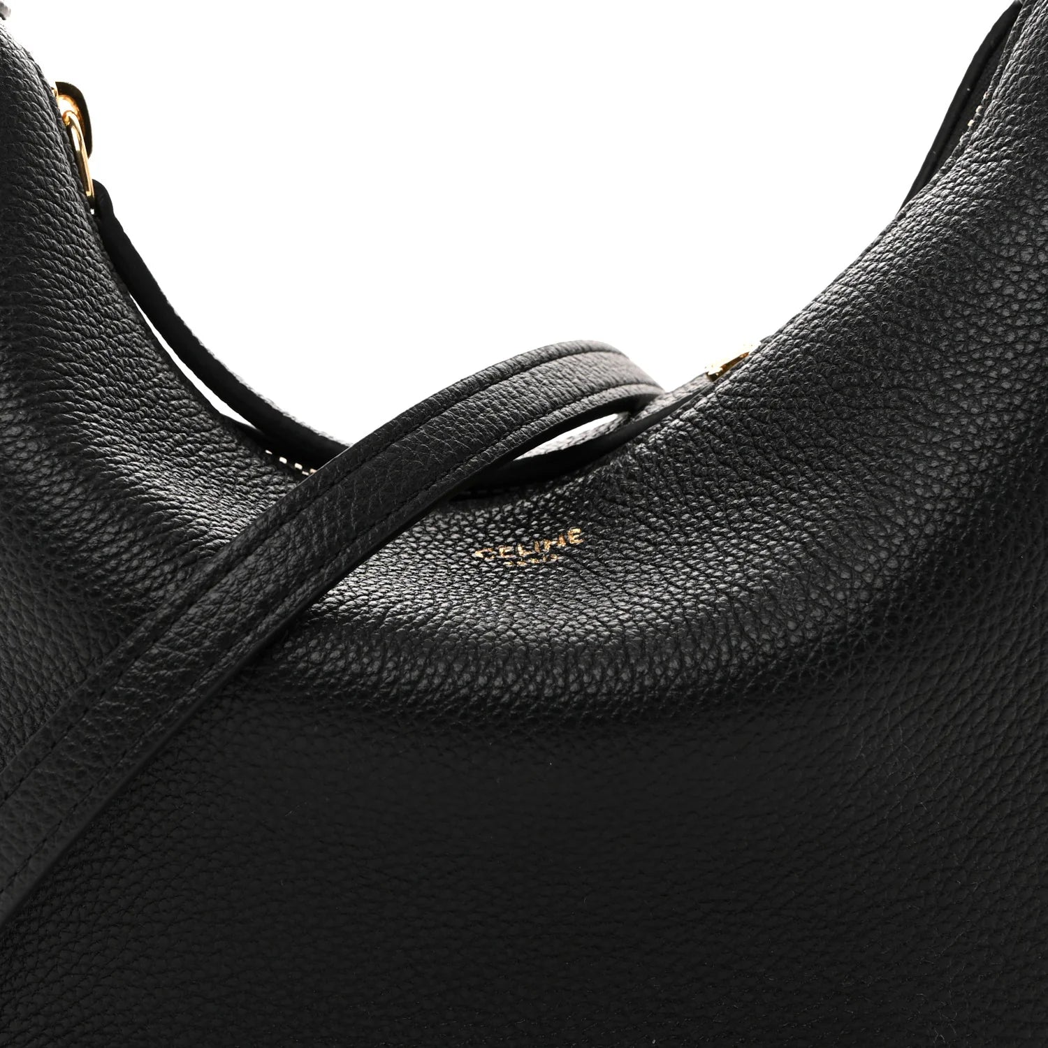 Supple Grained Calfskin Teen Lulu Shoulder Bag Black