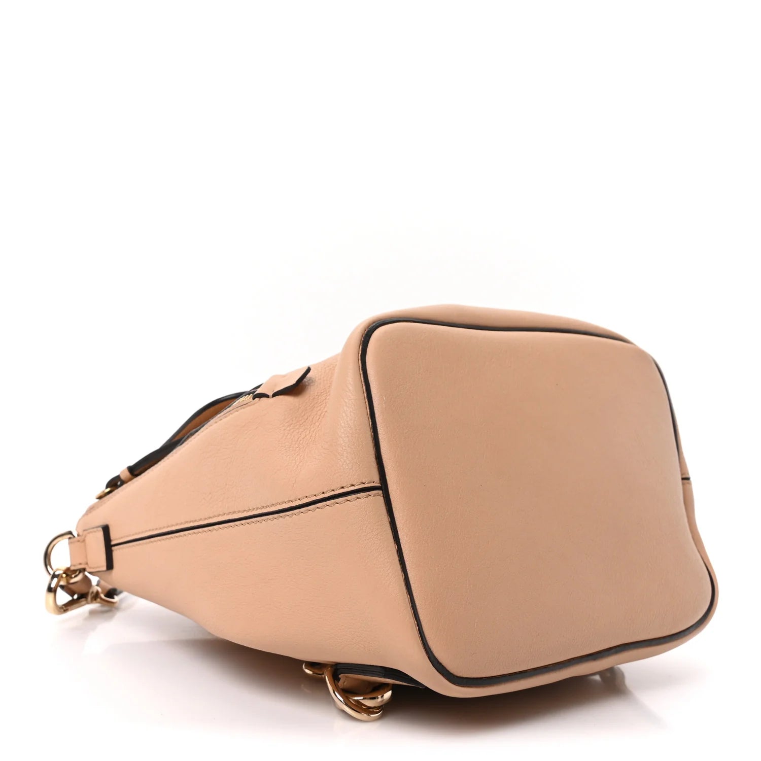 Suede Calfskin Small Faye Backpack Blushy Pink