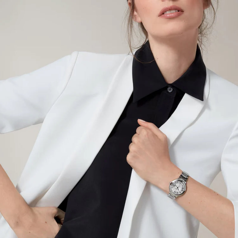 Unworn  Ballon Bleu De , Stainless Steel, 33Mm, Ref# WSBB0044, Box and Papers