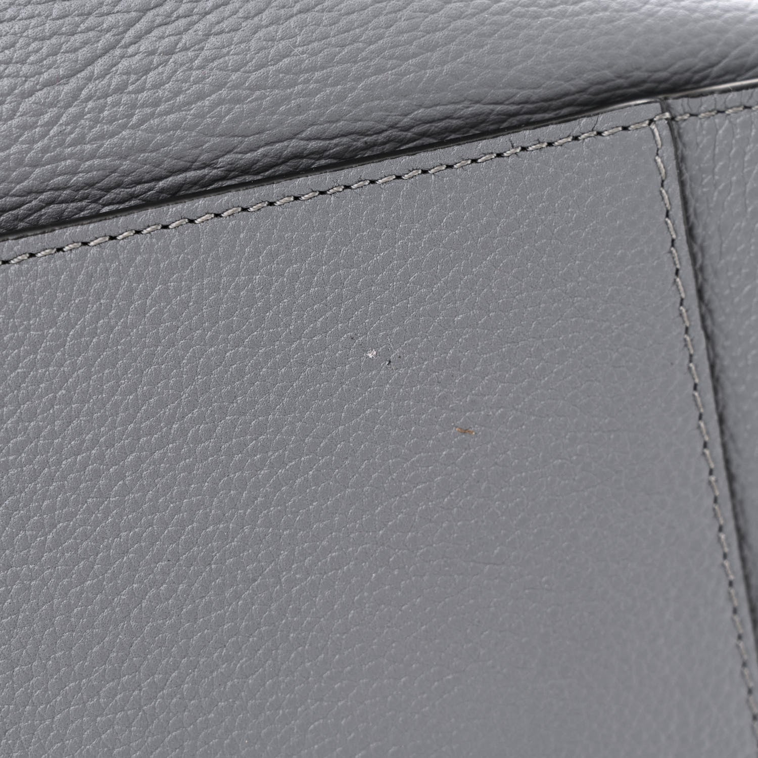 Grained Calfskin Small Hammock Shoulder Bag Asphalt