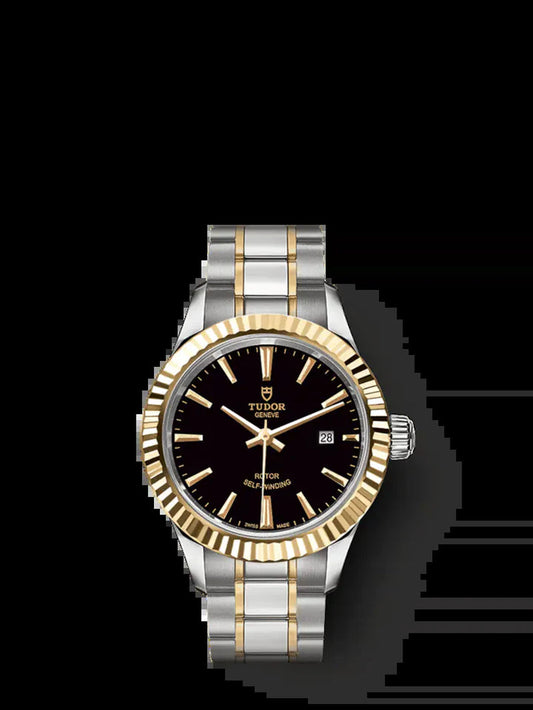 Style, Stainless Steel and Yellow Gold, 28Mm, Ref# M12113-0005