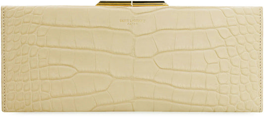 MIDNIGHT LEATHER CLUTCH