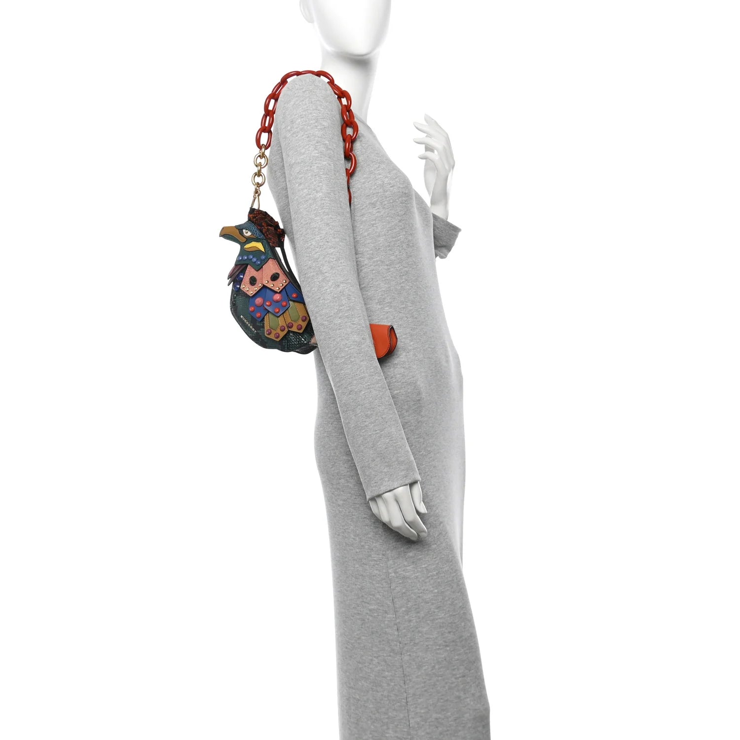 Snakeskin the Falcon Crossbody Bag Teal