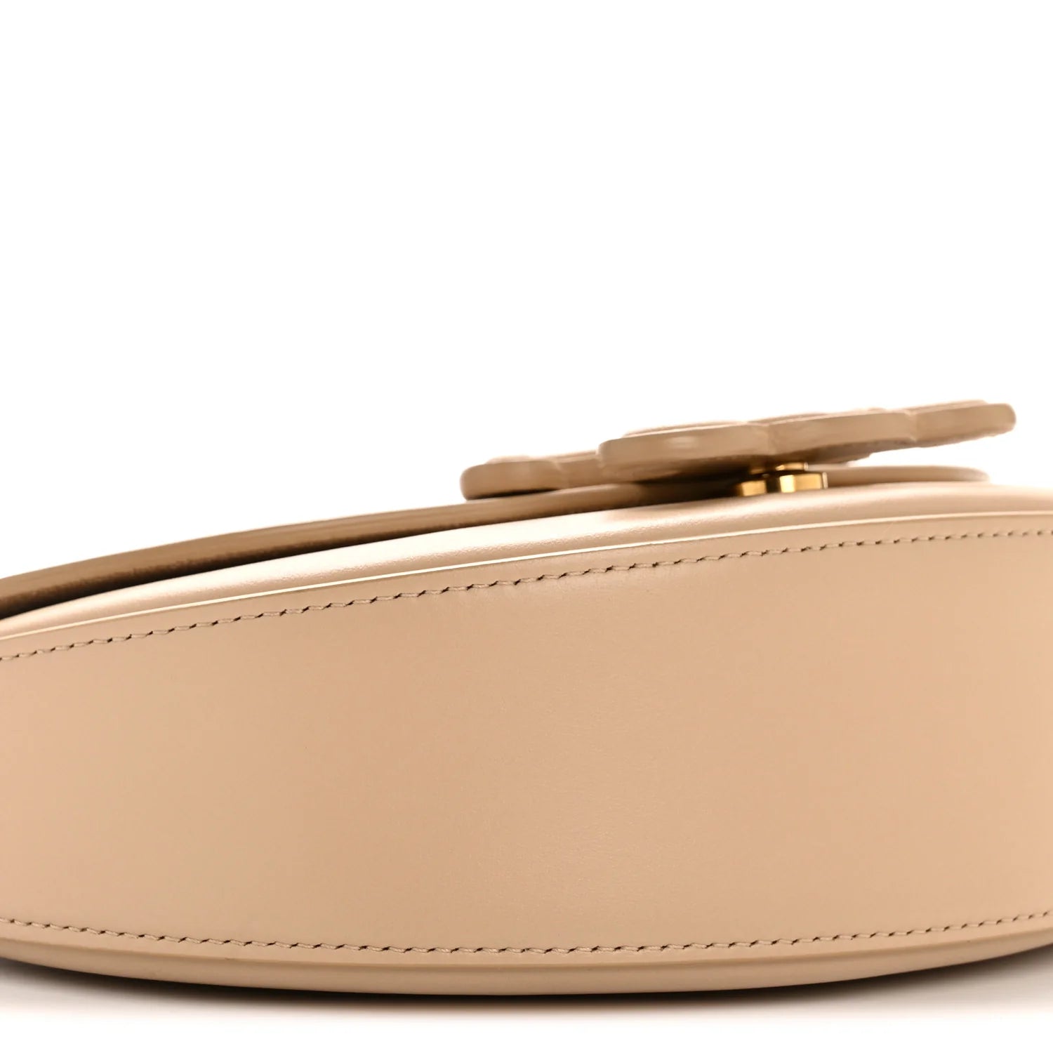 Smooth Calfskin Triomphe Besace Bag Nude