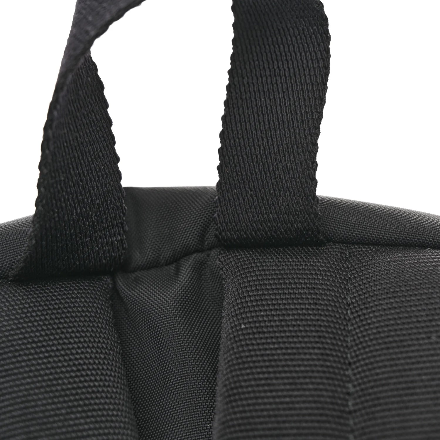 Sport Nylon Logo Embroidered Large Wheel Backpack Black