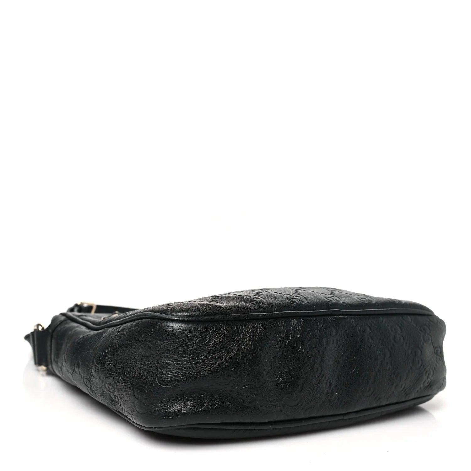 ssima Flat Messenger Bag Black