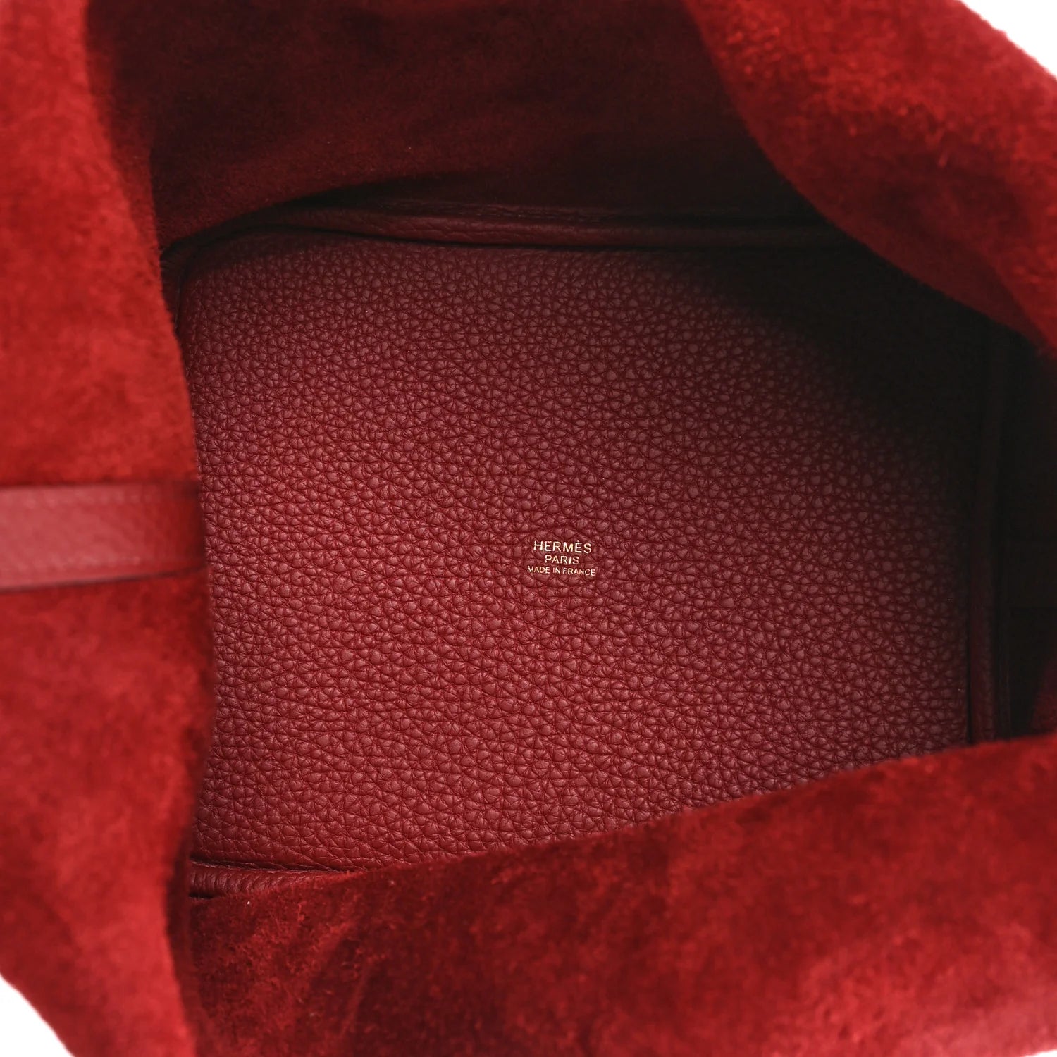 Taurillon Clemence Picotin Lock 22 MM Rouge H