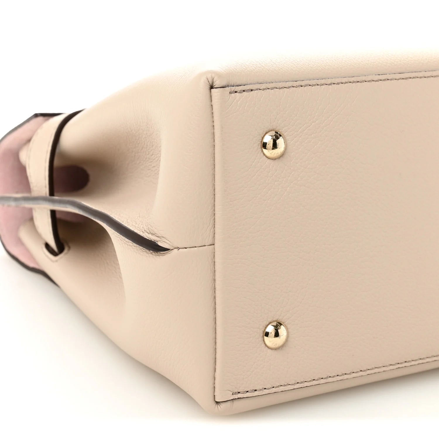Soft Calfskin Lockme Ever MM Greige