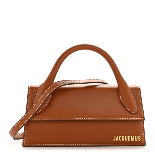 Smooth Calfskin Le Chiquito Long Light Brown