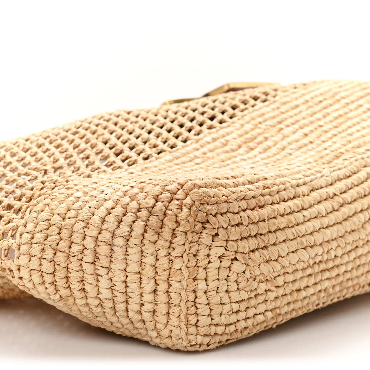 Raffia Icare Shopping Tote Natural