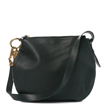 Grainy Calfskin Medium Knight Bag Vine