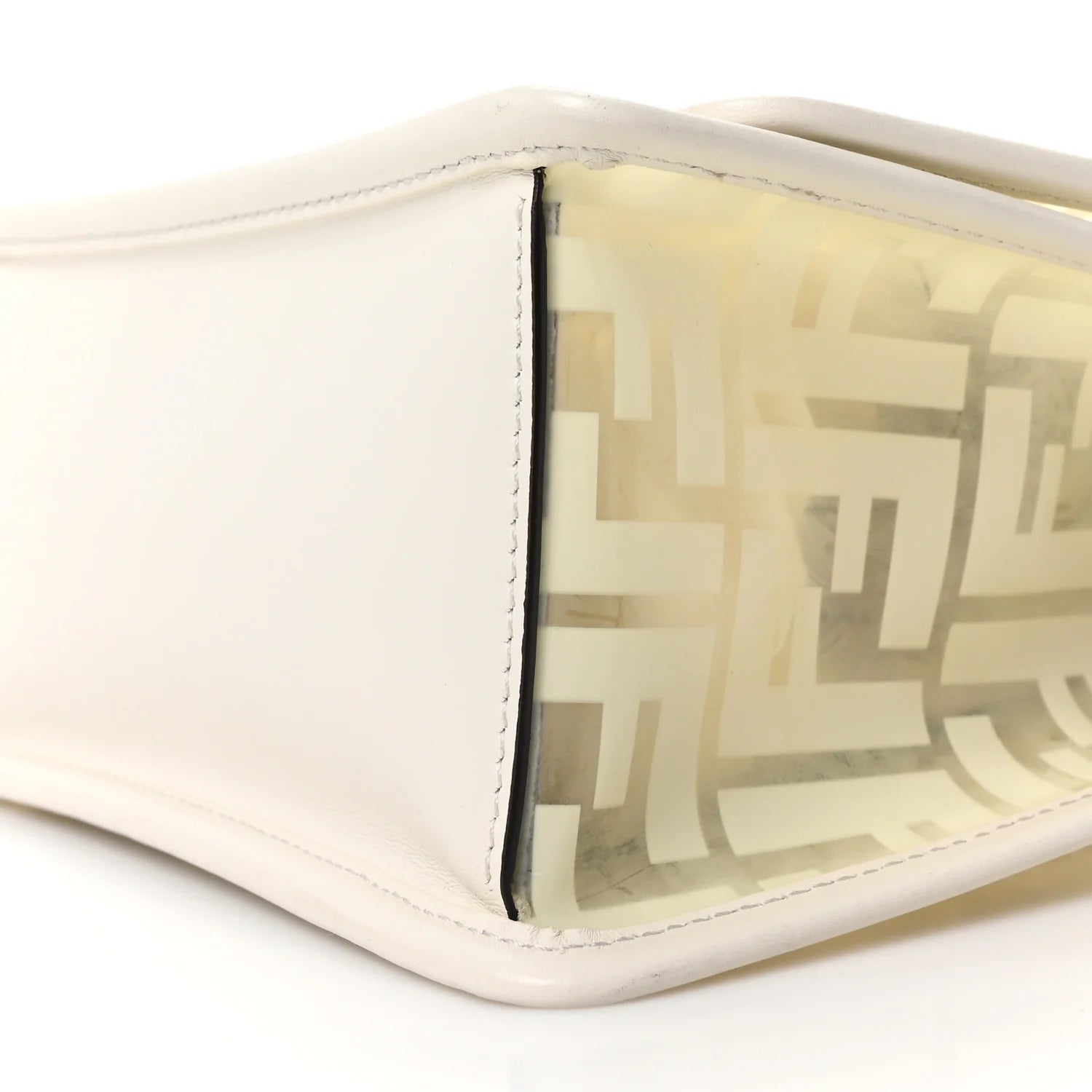 TPU FF Vitello Century F Is  Small Kan I Shoulder Bag White