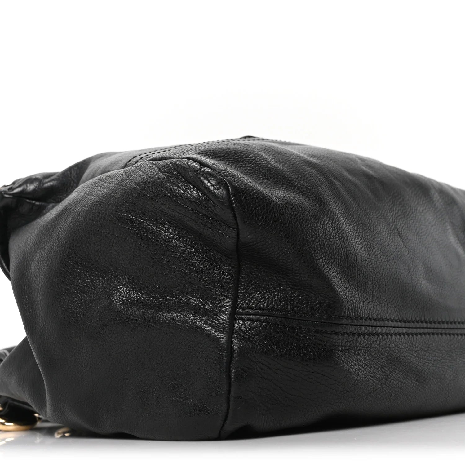 Sugar Goatskin Large Pandora Black