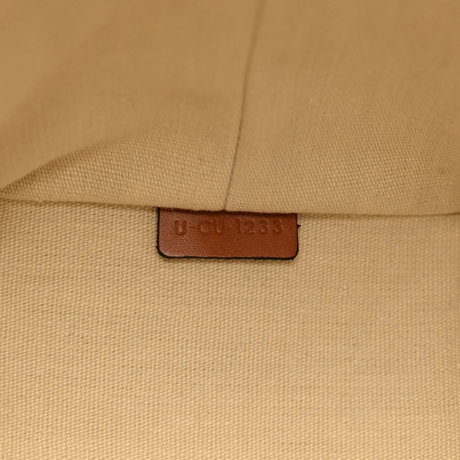 Triomphe Canvas Calfskin Museum Bag White