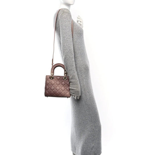 Lambskin Cannage Gradient Small My Abcdior Lady Dior