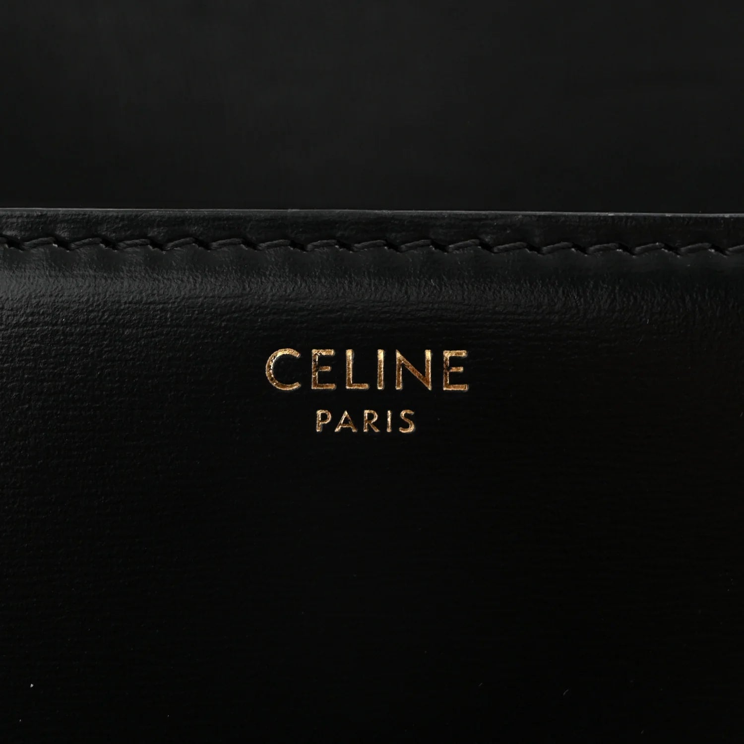 Shiny Calfskin Teen Triomphe Black