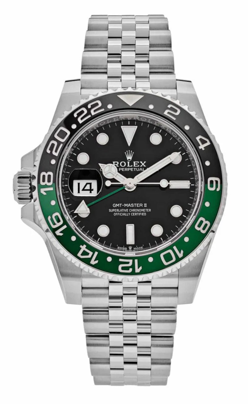 Rolex Gmt-Master II 126720VTNR Left-Handed Green and Black Bezel