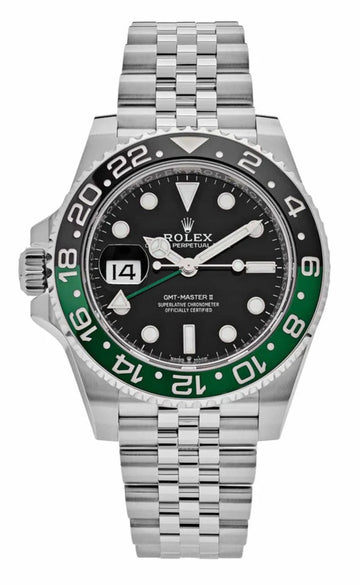 Rolex Gmt-Master II 126720VTNR Left-Handed Green and Black Bezel