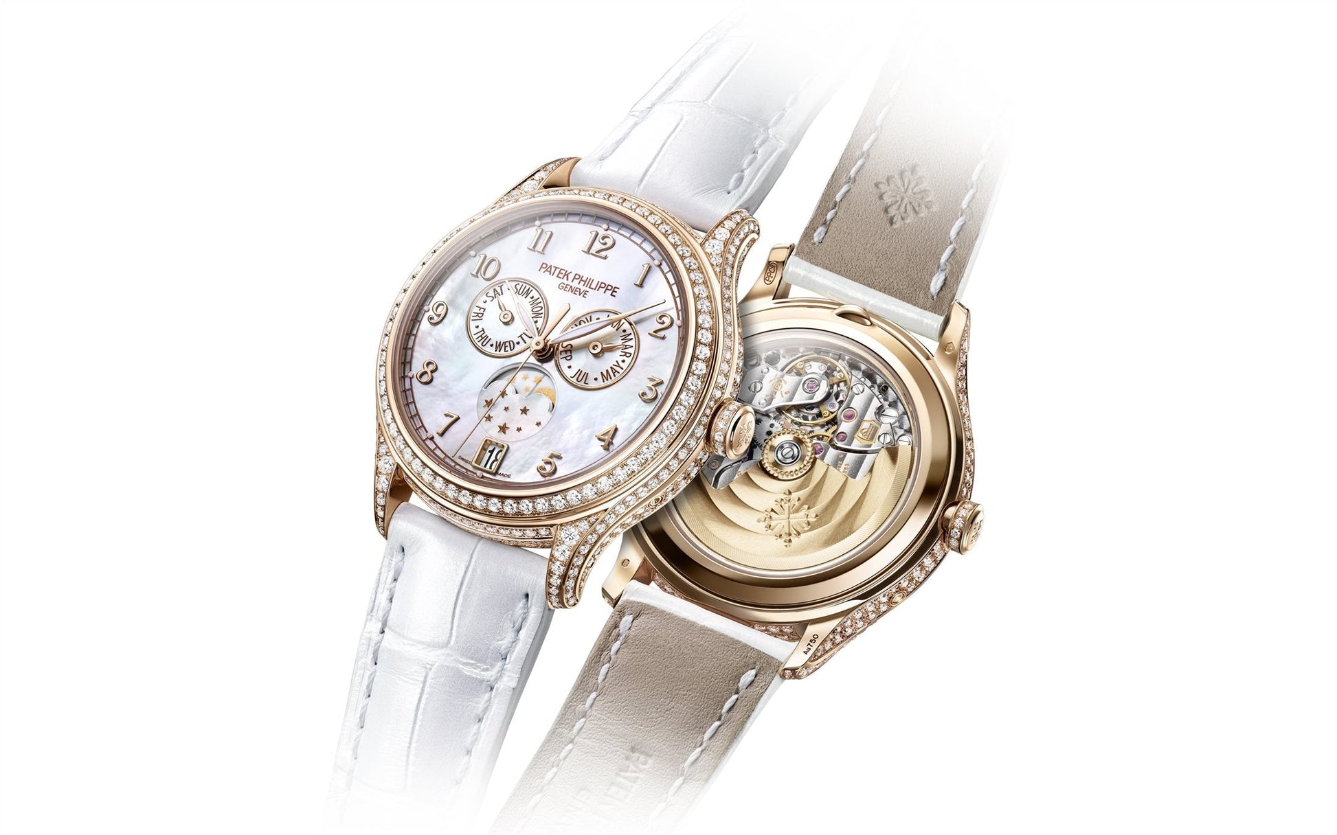 Complication, 18K Rose Gold Set with 388 Diamonds (~2,92 Ct), 38Mm, Annual Calendar Ref# 4948R-001