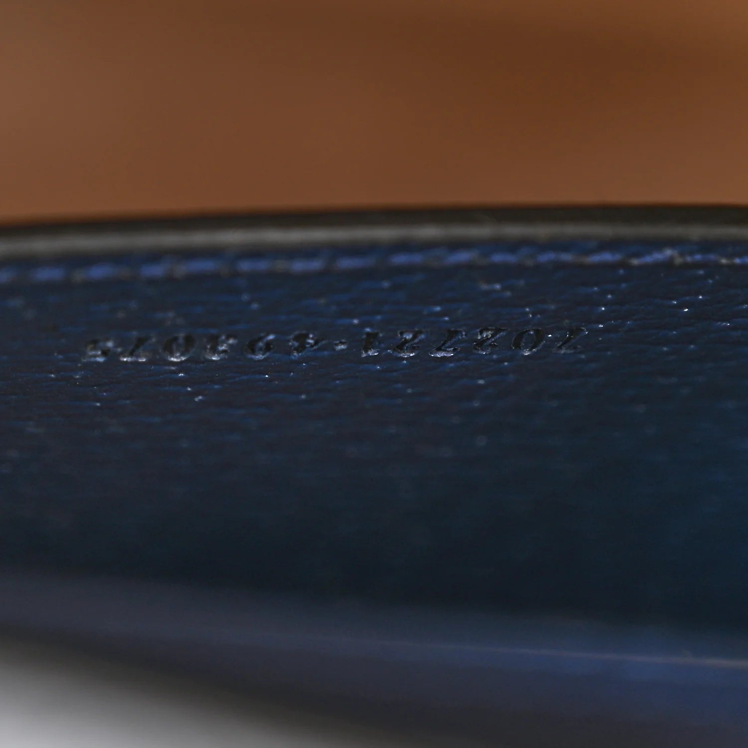 Textured Dollar Calfskin Web Small Diana Tote Bag Royal Crop