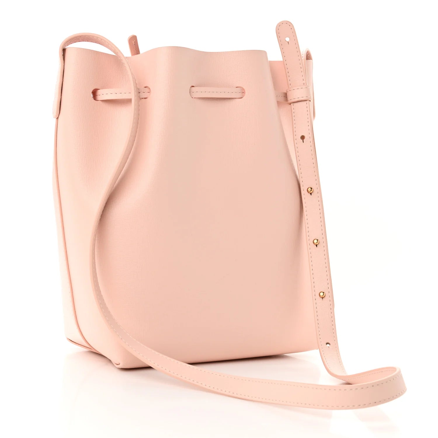 Saffiano Mini Bucket Bag Dahlia