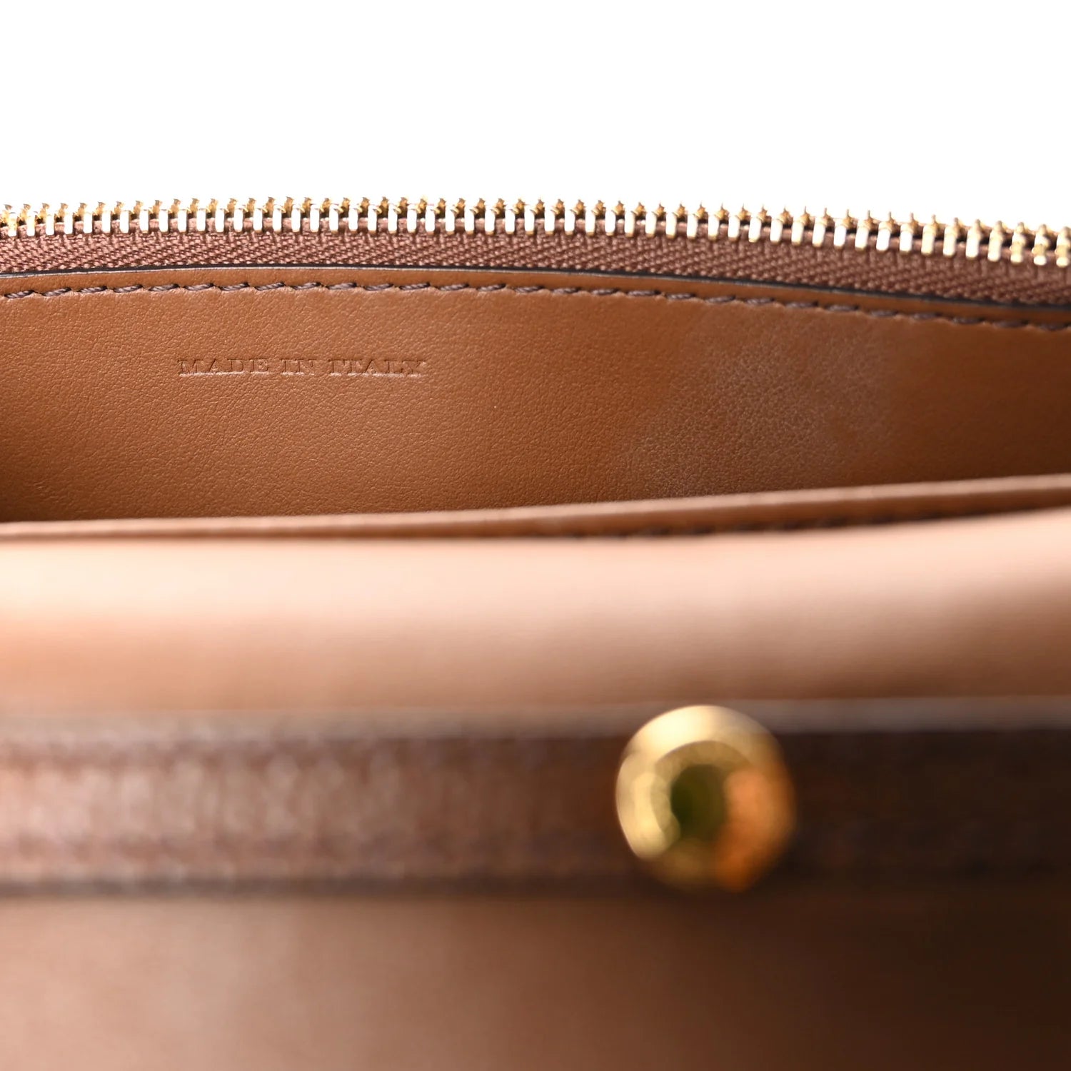 Grained Calfskin House Check Tartan Mix Hampshire Wallet on Chain Tan