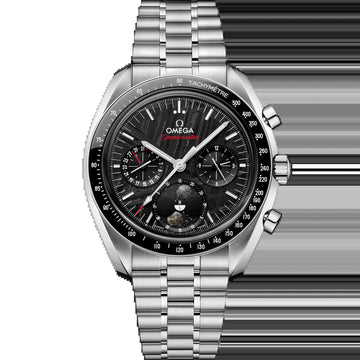 Unworn,  Speedmaster Moonphase, Stainless Steel, Chronograph, 43 Mm, Ref# 304.30.43.52.01.001, Box and Papers