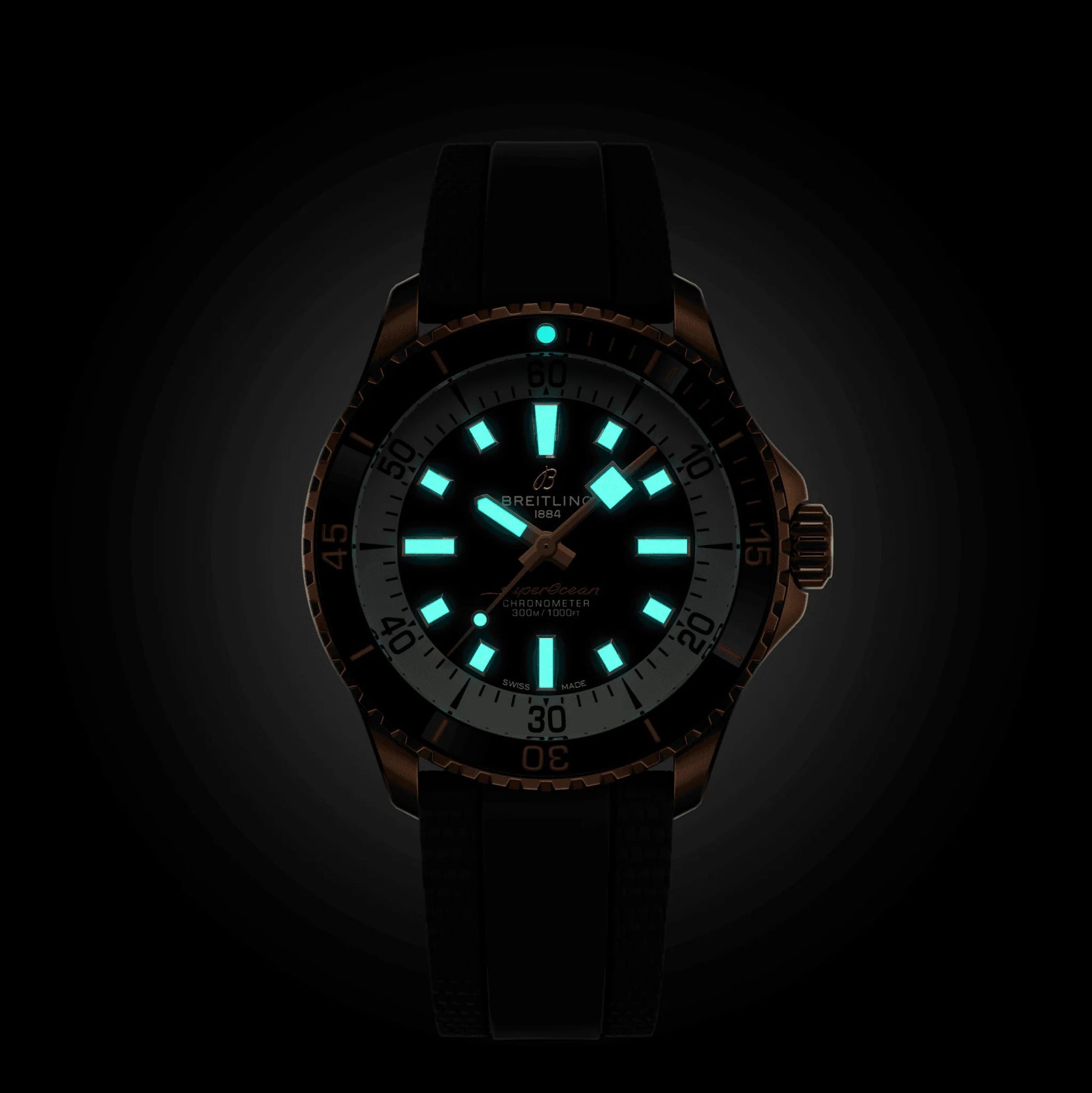 Superocean Automatic 42, 18K Red Gold, Ref# R17375211B1S1, Unworn 2024