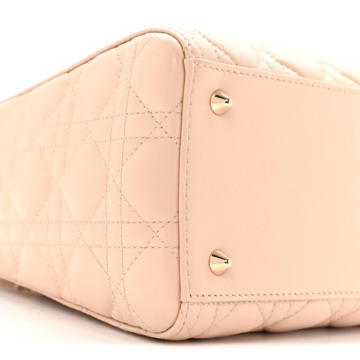 Lambskin Cannage Medium Lady Dior Light Pink