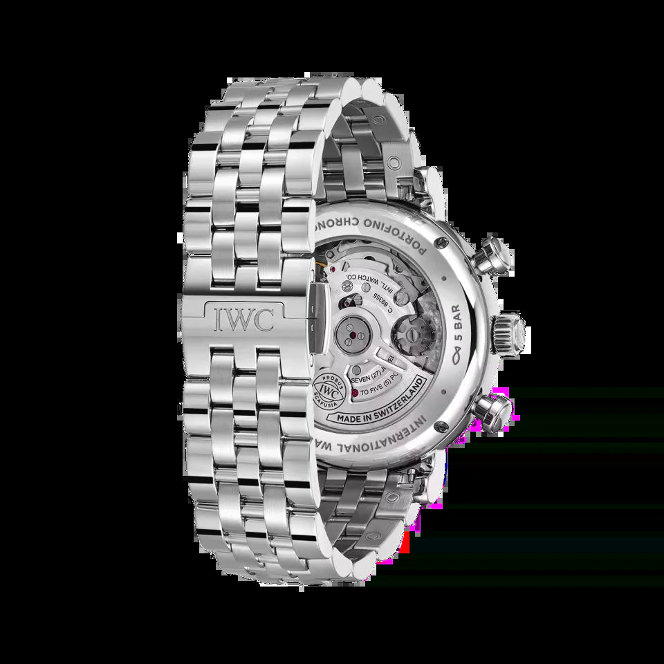 Unworn  Portofino Chronograph 39, Stainless Steel, 39Mm, Ref# IW391503, Box and Papers