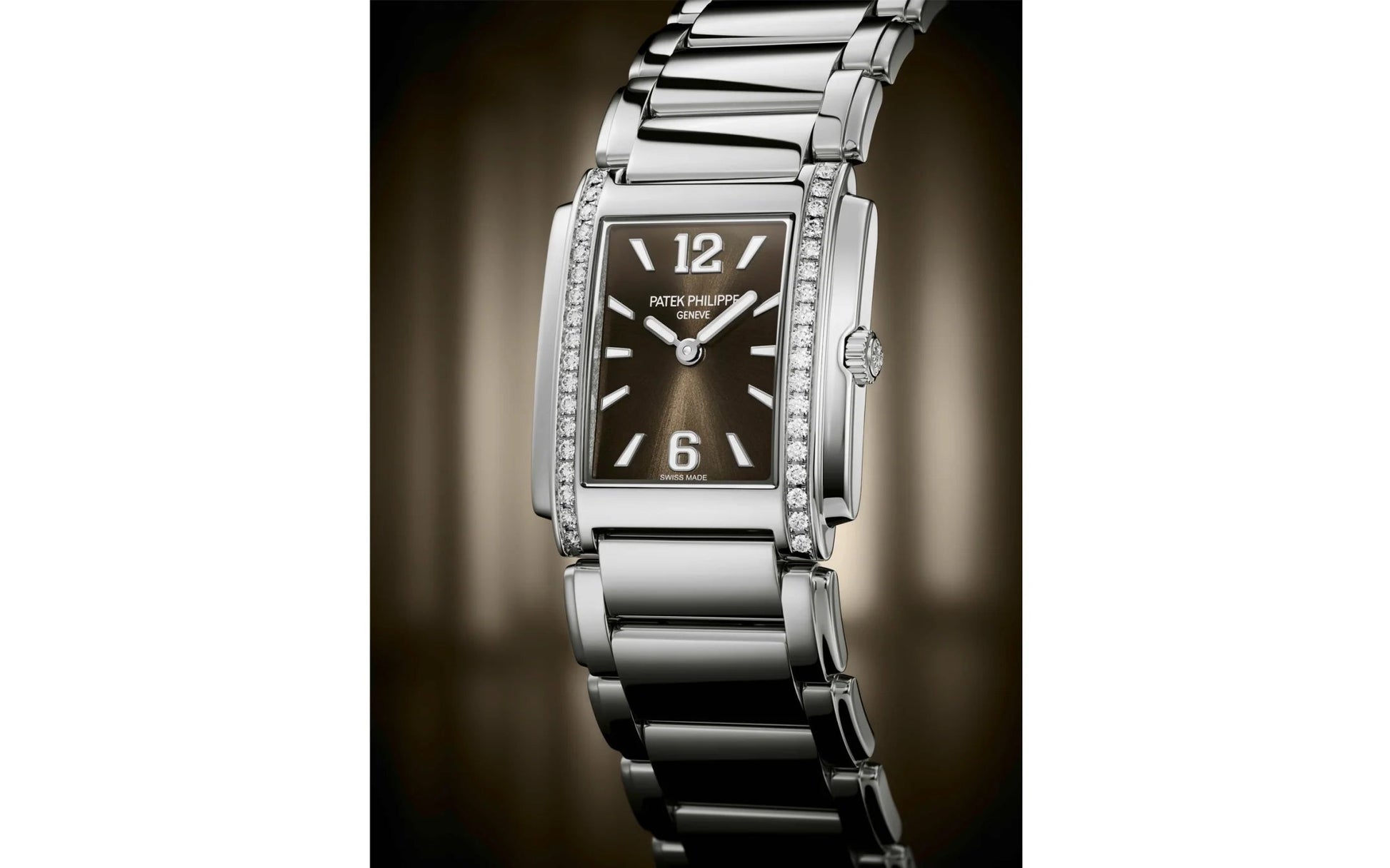 Twenty~4 Quartz Ladies Watch, Stainless Steel with 36 Diamond (~0.42 Ct), 25.1 X 30 Mm, Ref# 4910/1200A-010