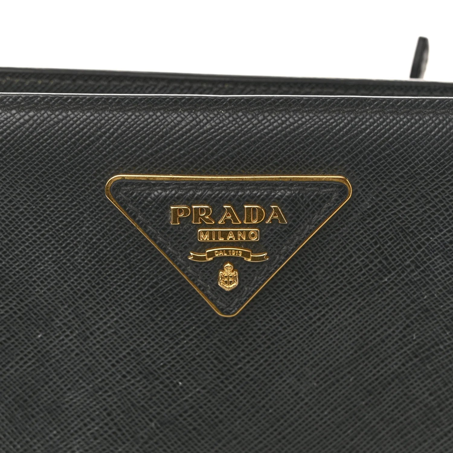 Saffiano Lux Medium Tote Black