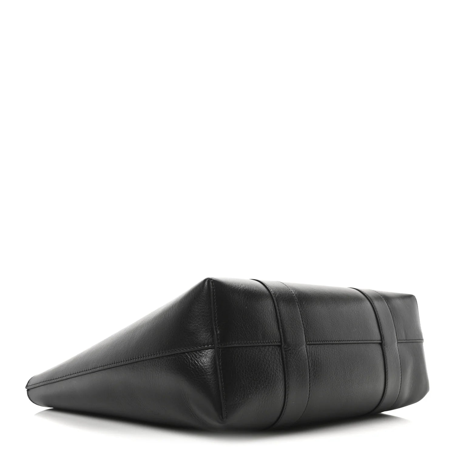 High Shine Grain Bayswater Tote Black