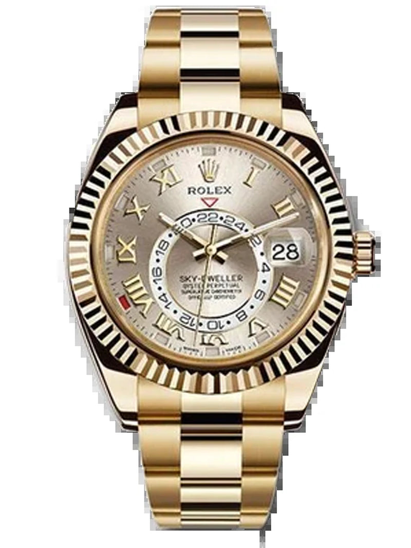 Rolex Sky-Dweller 326938 Yellow Gold Watch | Unworn Complete Set Box & Papers