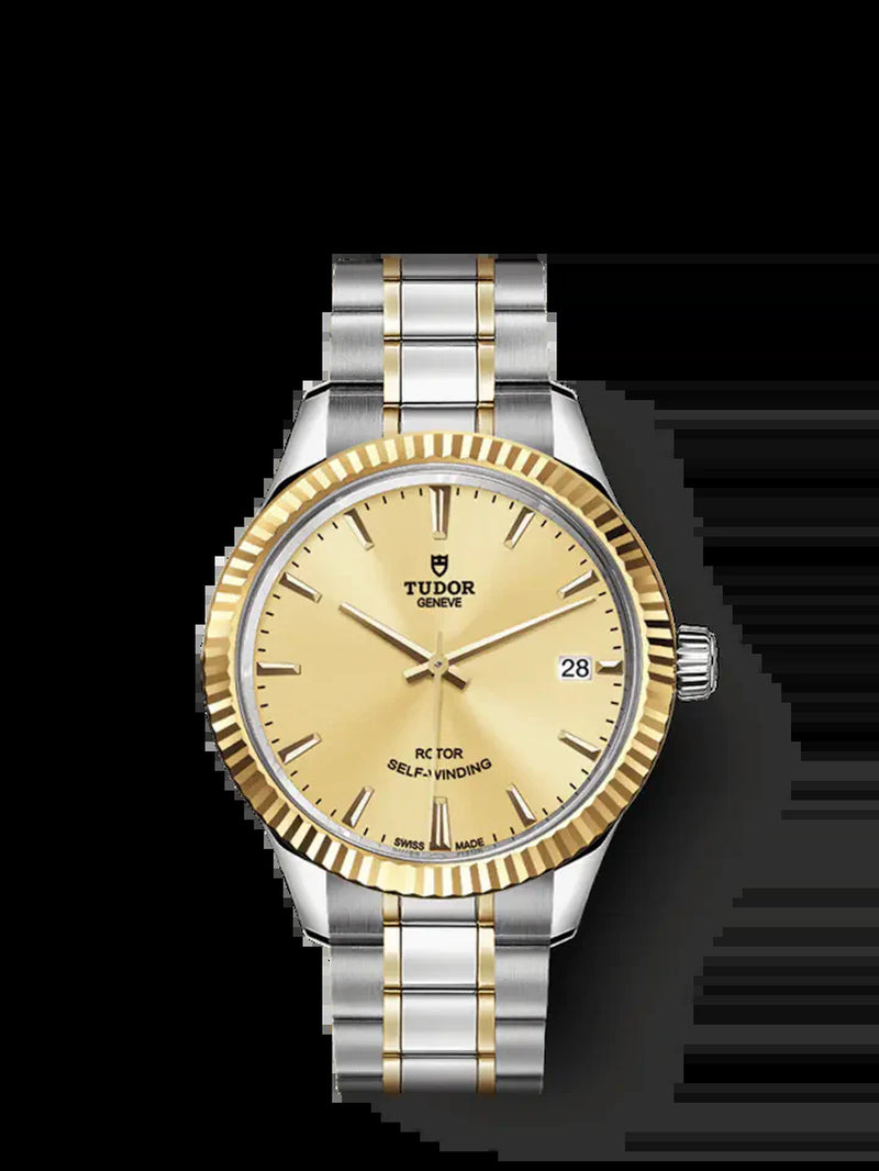 Style, Stainless Steel and Yellow Gold, 34Mm, Ref# M12313-0001