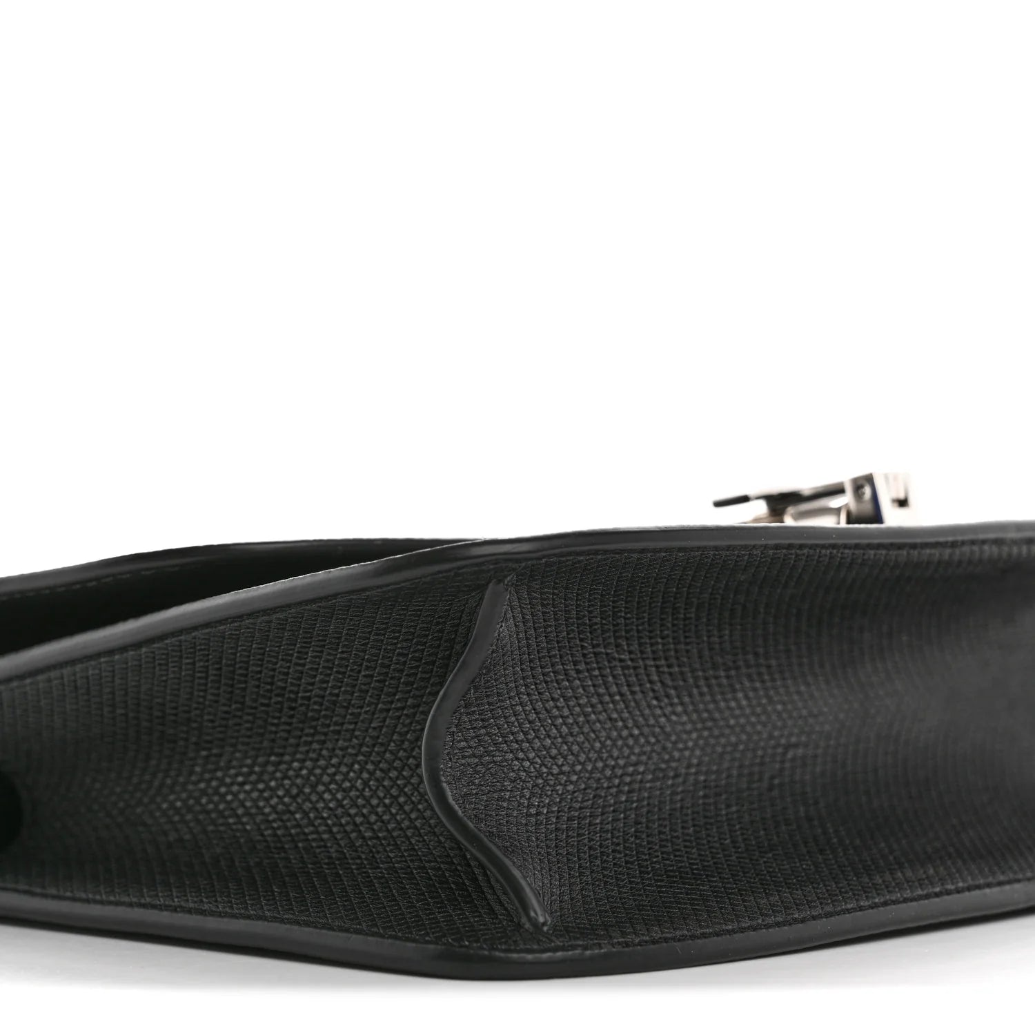 Stamped Saddle Calfskin the Sofia 8.75 Crossbody Black