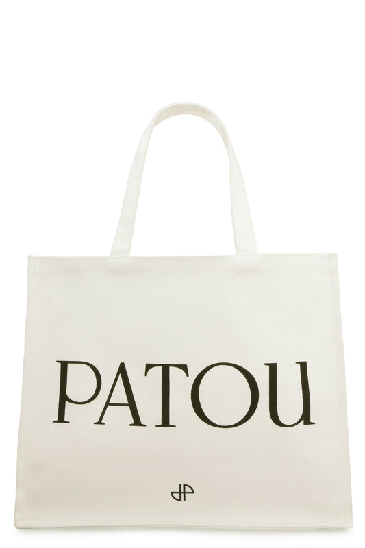 WHITE COTTON SHOPPING BAG