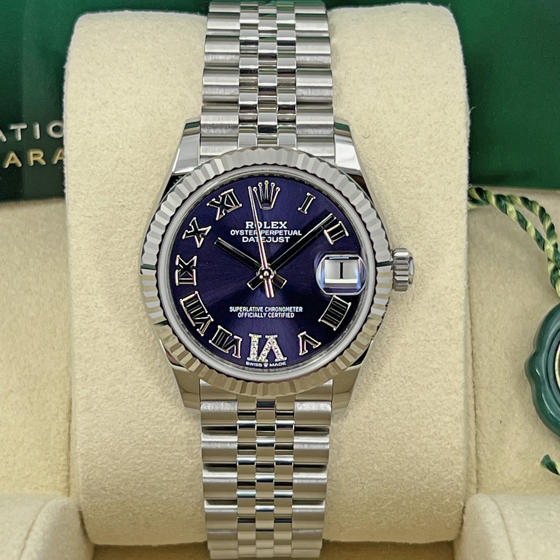 Datejust 31, Oystersteel and 18K White Gold, Ref# 278274-0026