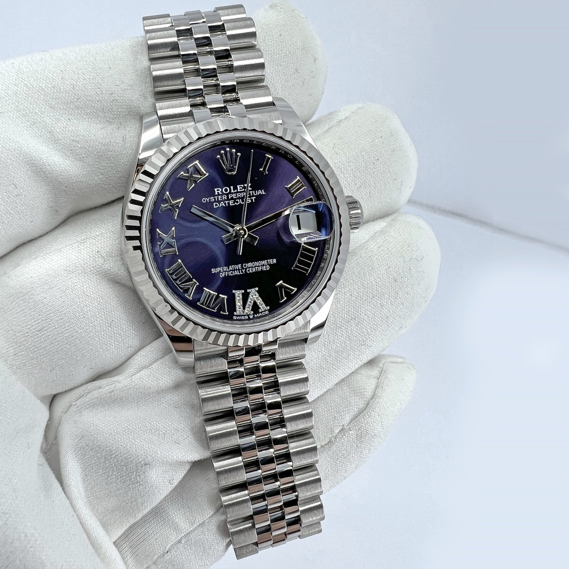 Datejust 31, Oystersteel and 18K White Gold, Ref# 278274-0026