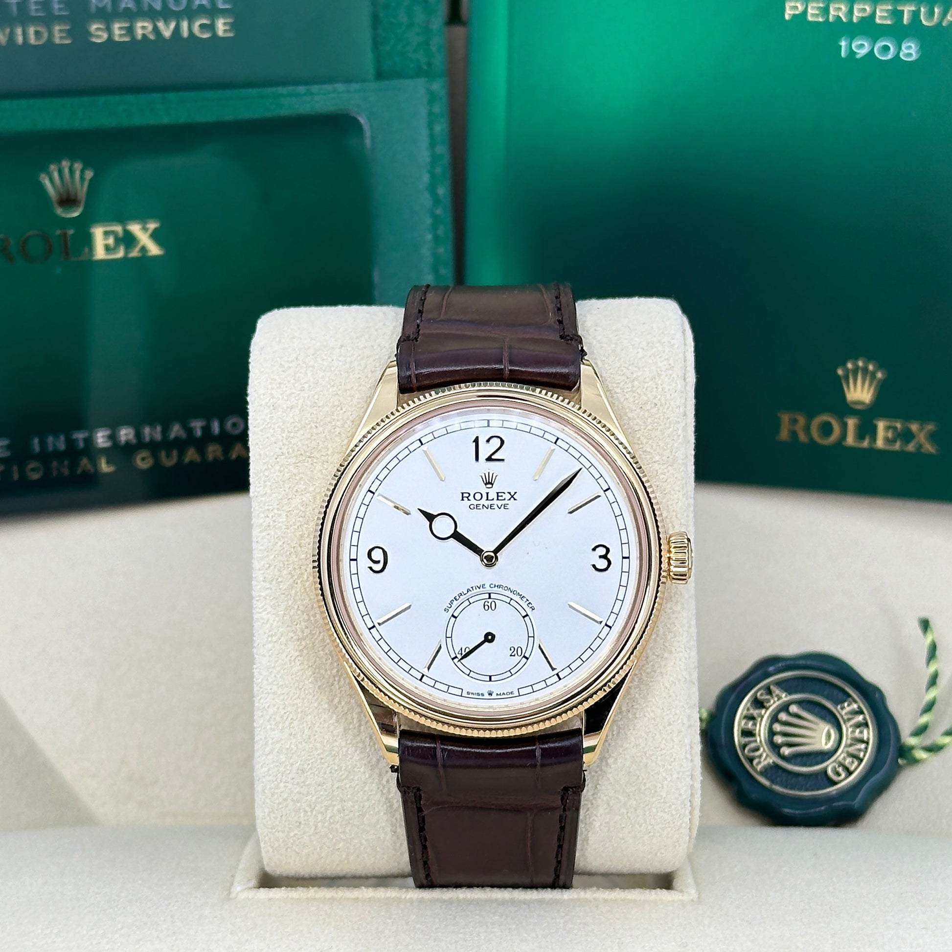 Perpetual 1908, 39Mm, 18K Yellow Gold, Ref# 52508-0006