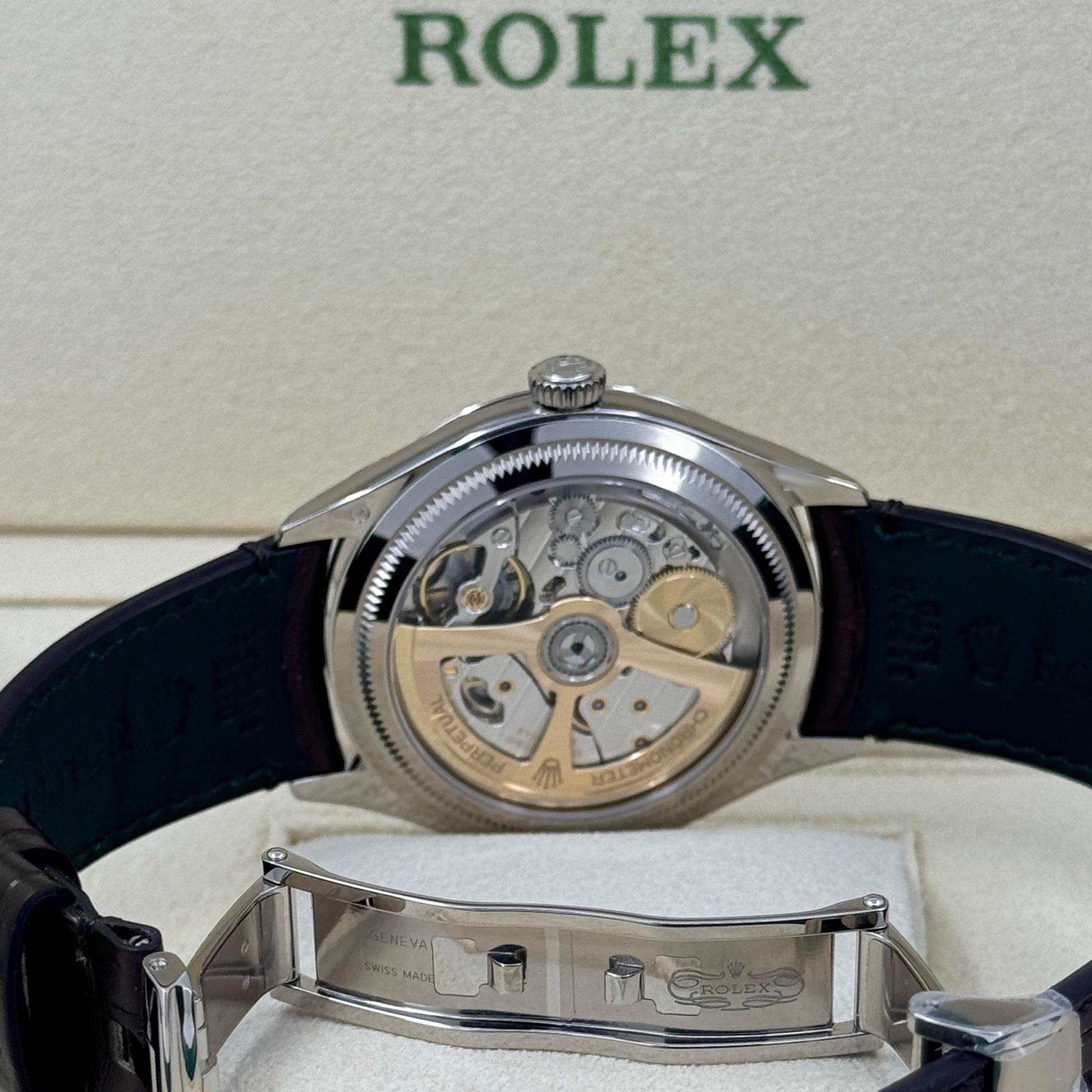 Unworn  Perpetual 1908, 39Mm, 18K White Gold, Ref# 52509-0002