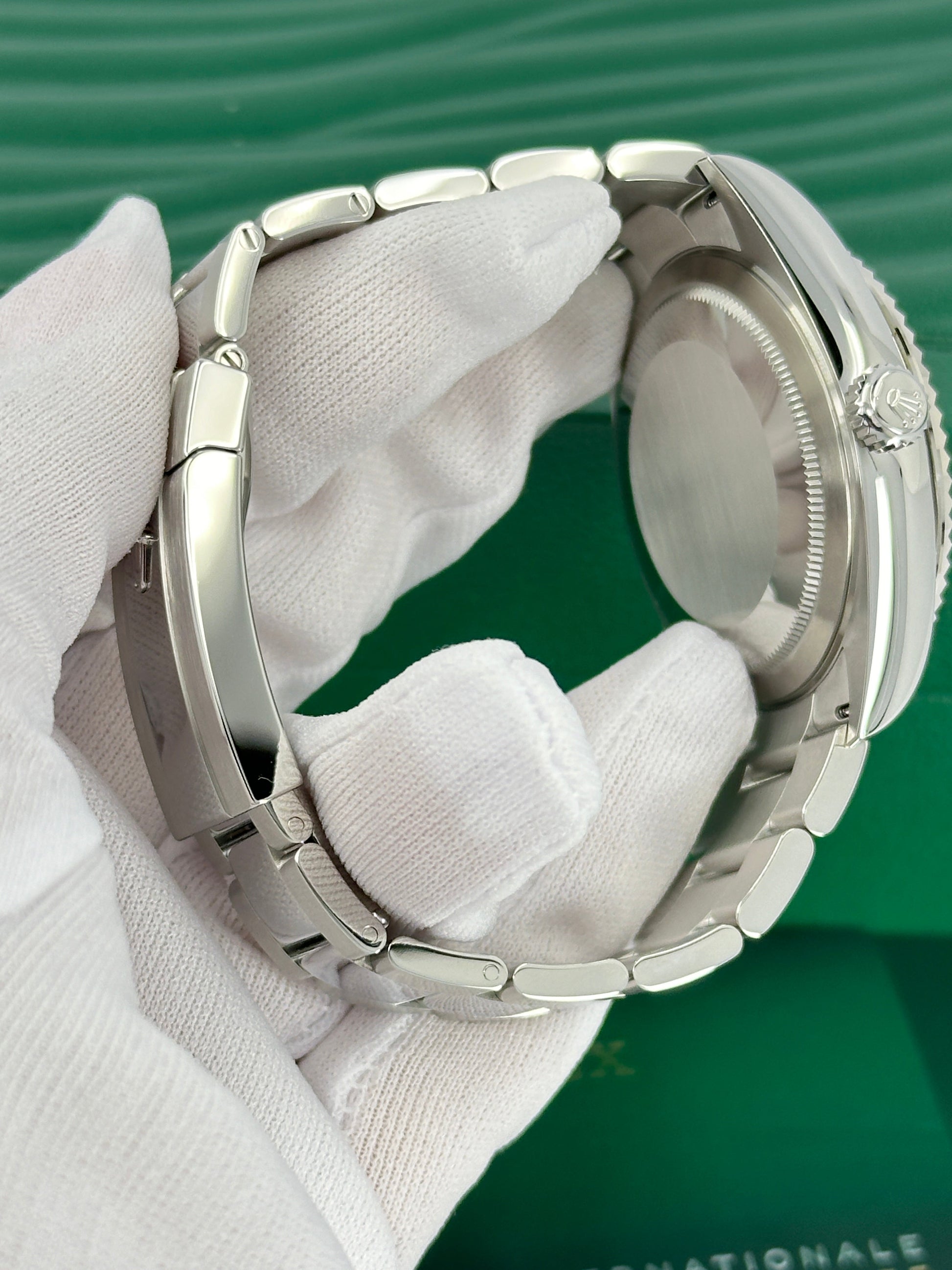 Sky-Dweller, 42Mm, Oystersteel and 18K White Gold, Blue, Oyster, Ref# 336934-0005