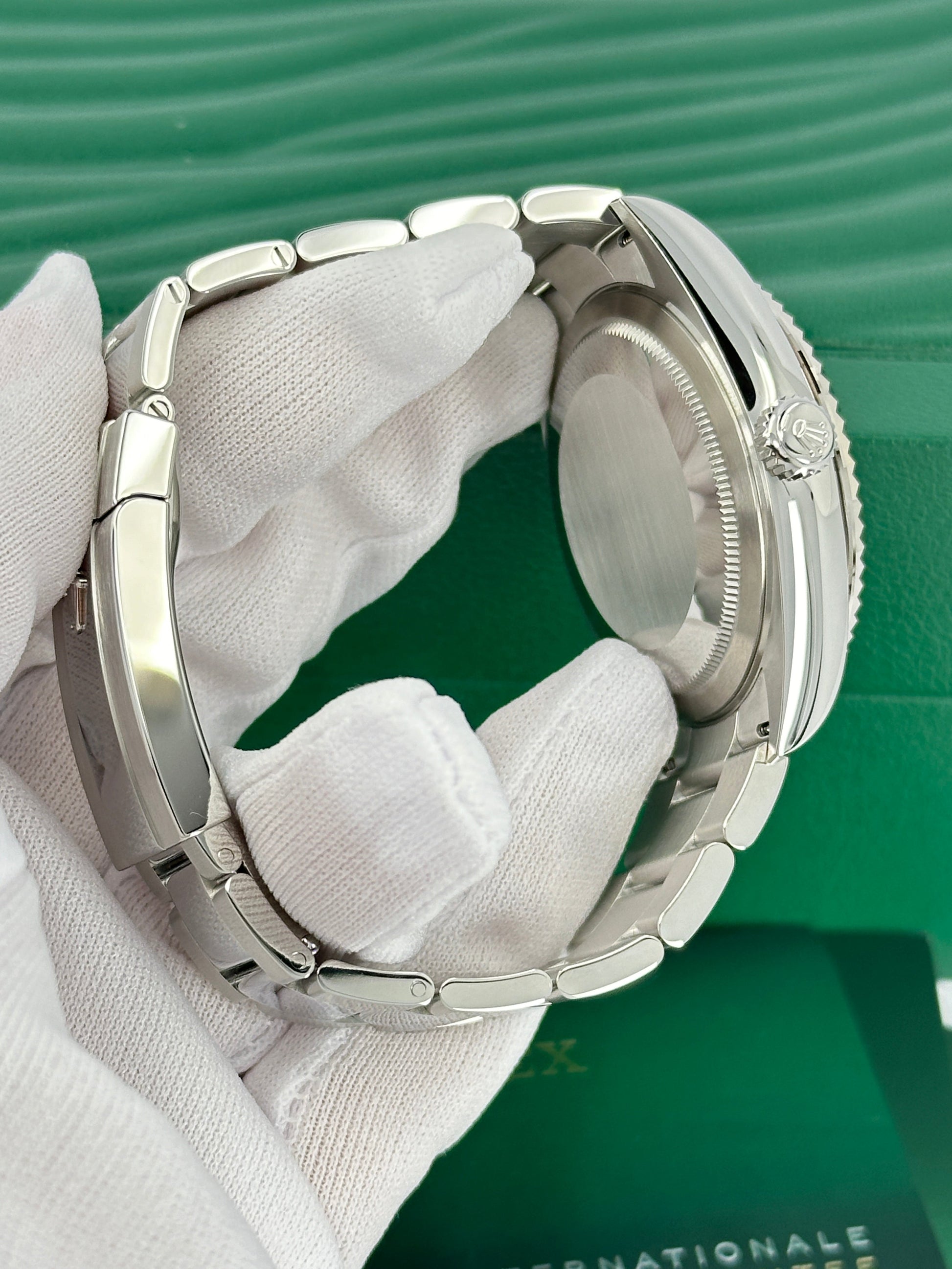 Sky-Dweller, 42Mm, Oystersteel and 18K White Gold, Blue, Oyster, Ref# 336934-0005