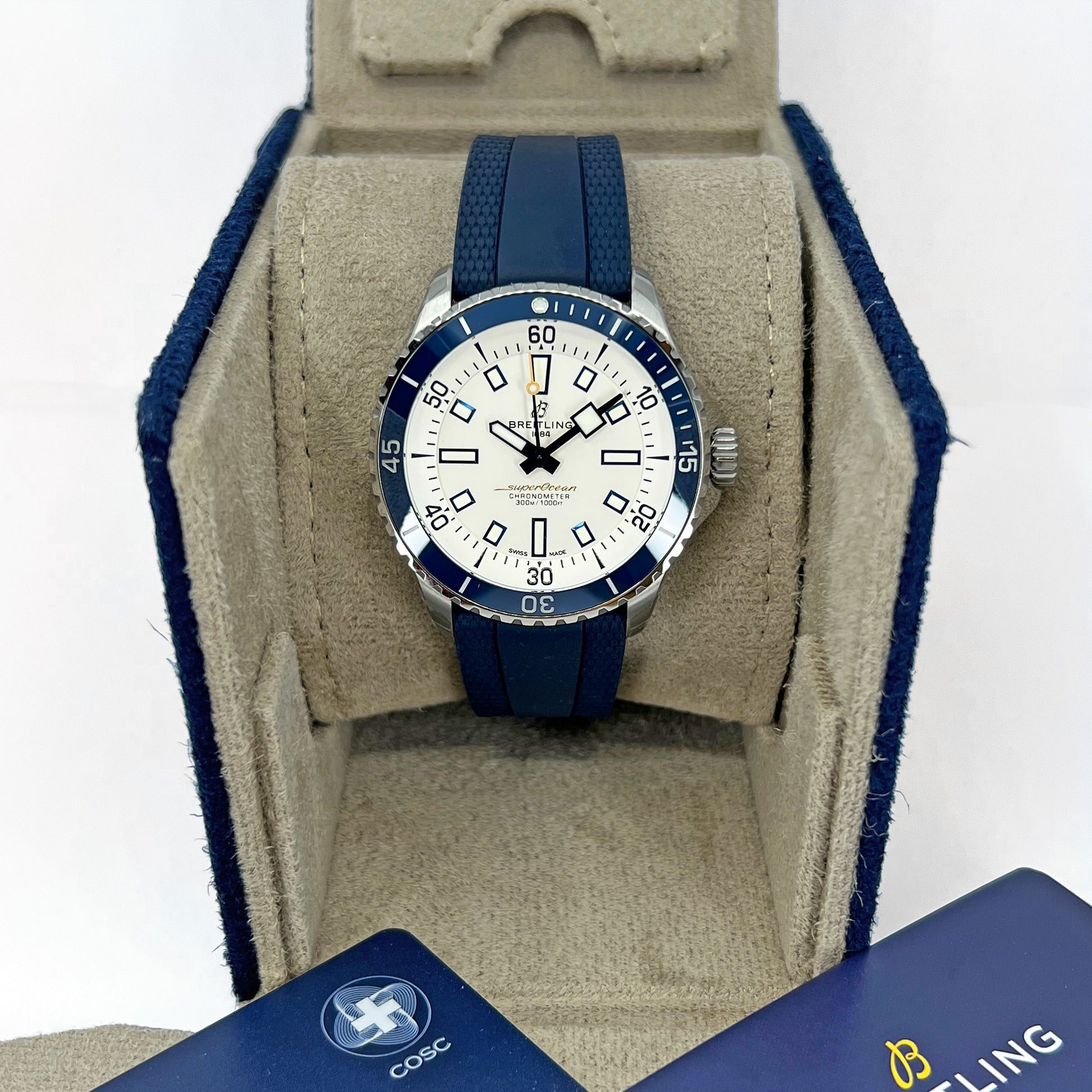 Superocean Automatic 42, Ref# A17375E71G1S1, Box and Papers