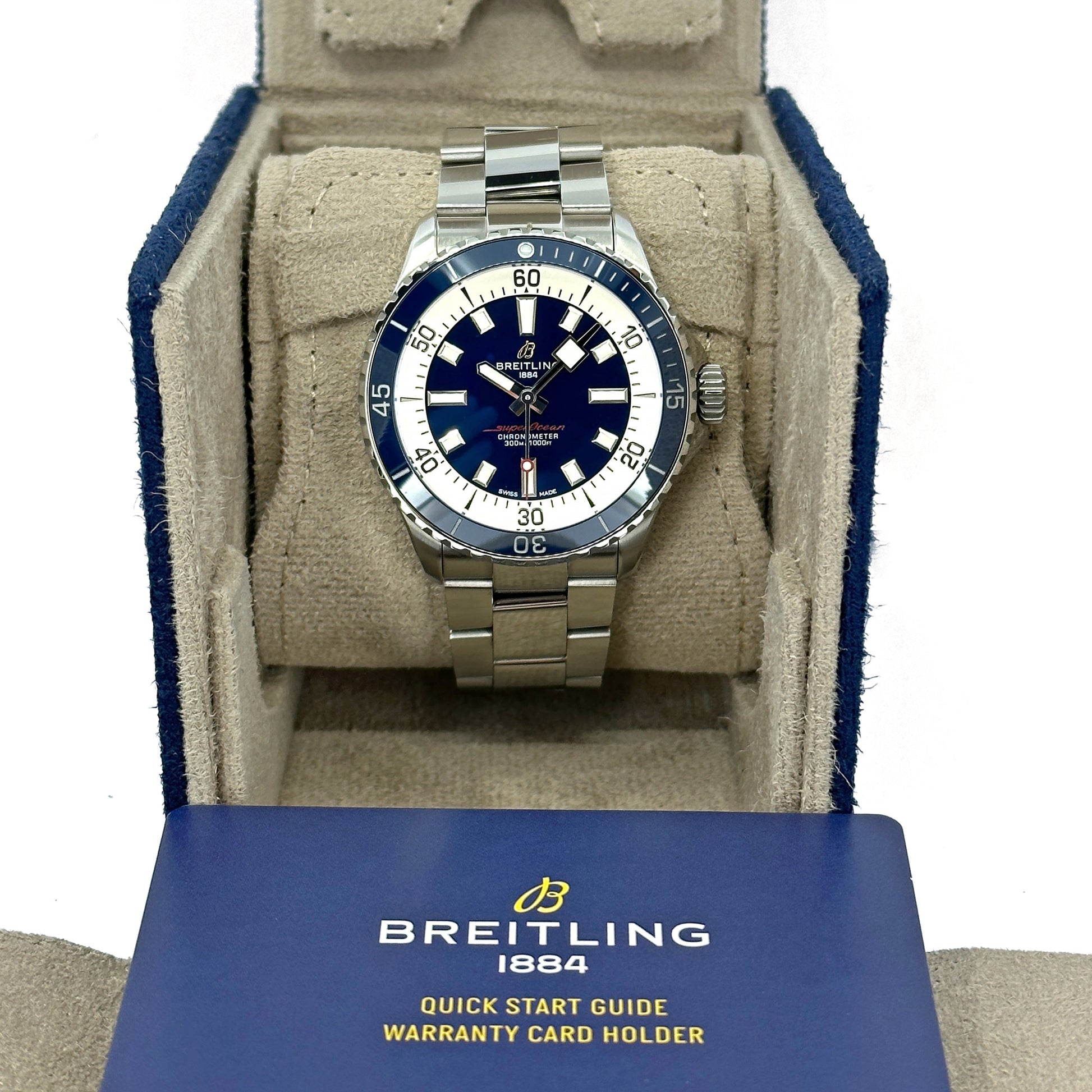 Superocean Automatic Ref# A17375E71C1A1, Box and Papers