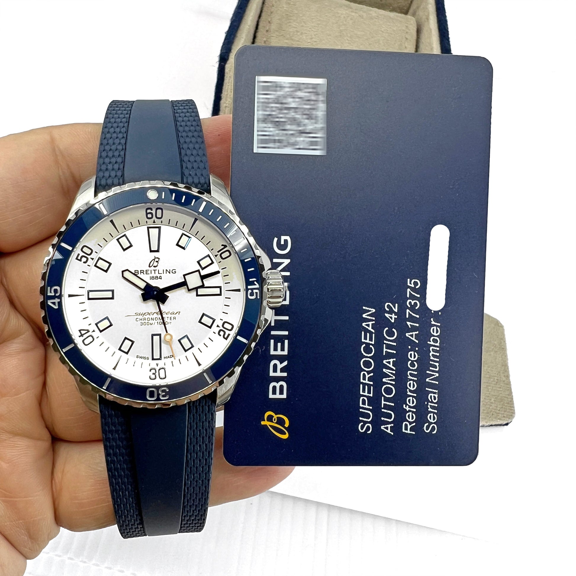 Superocean Automatic 42, Ref# A17375E71G1S1, Box and Papers