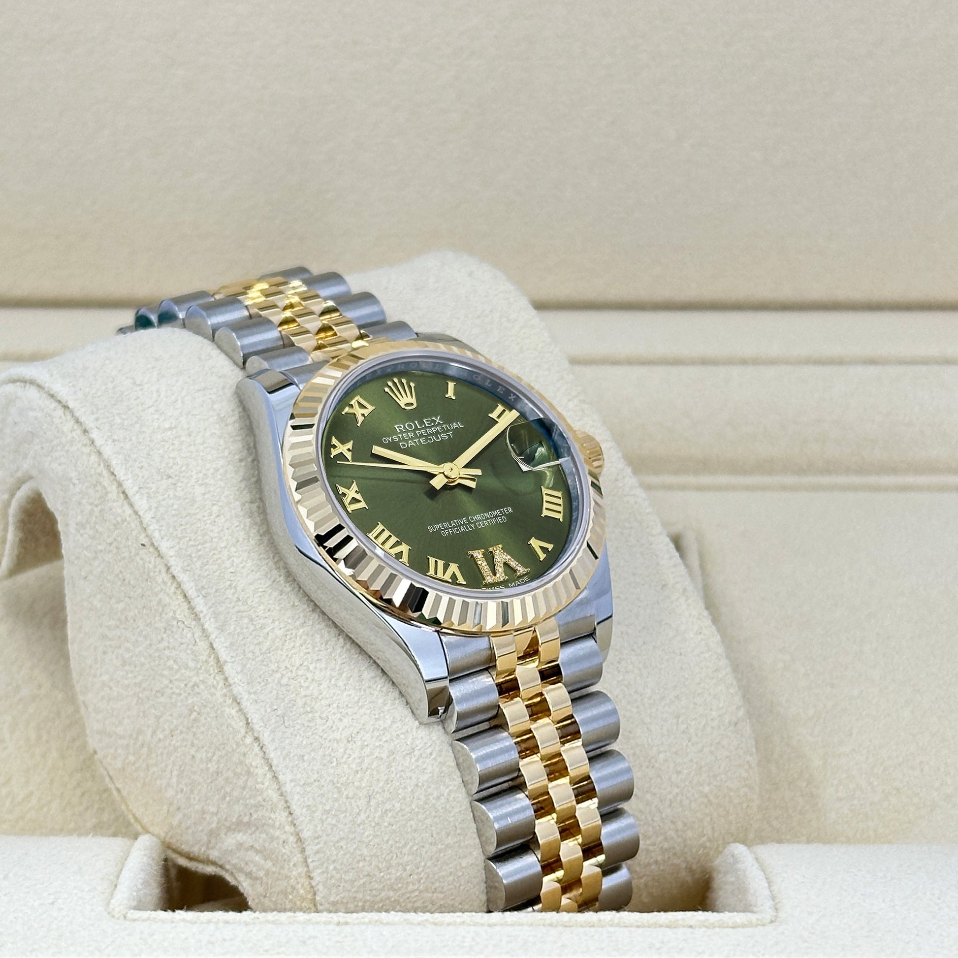 Datejust 31, Oystersteel and 18K Yellow Gold, Ref# 278273-0016