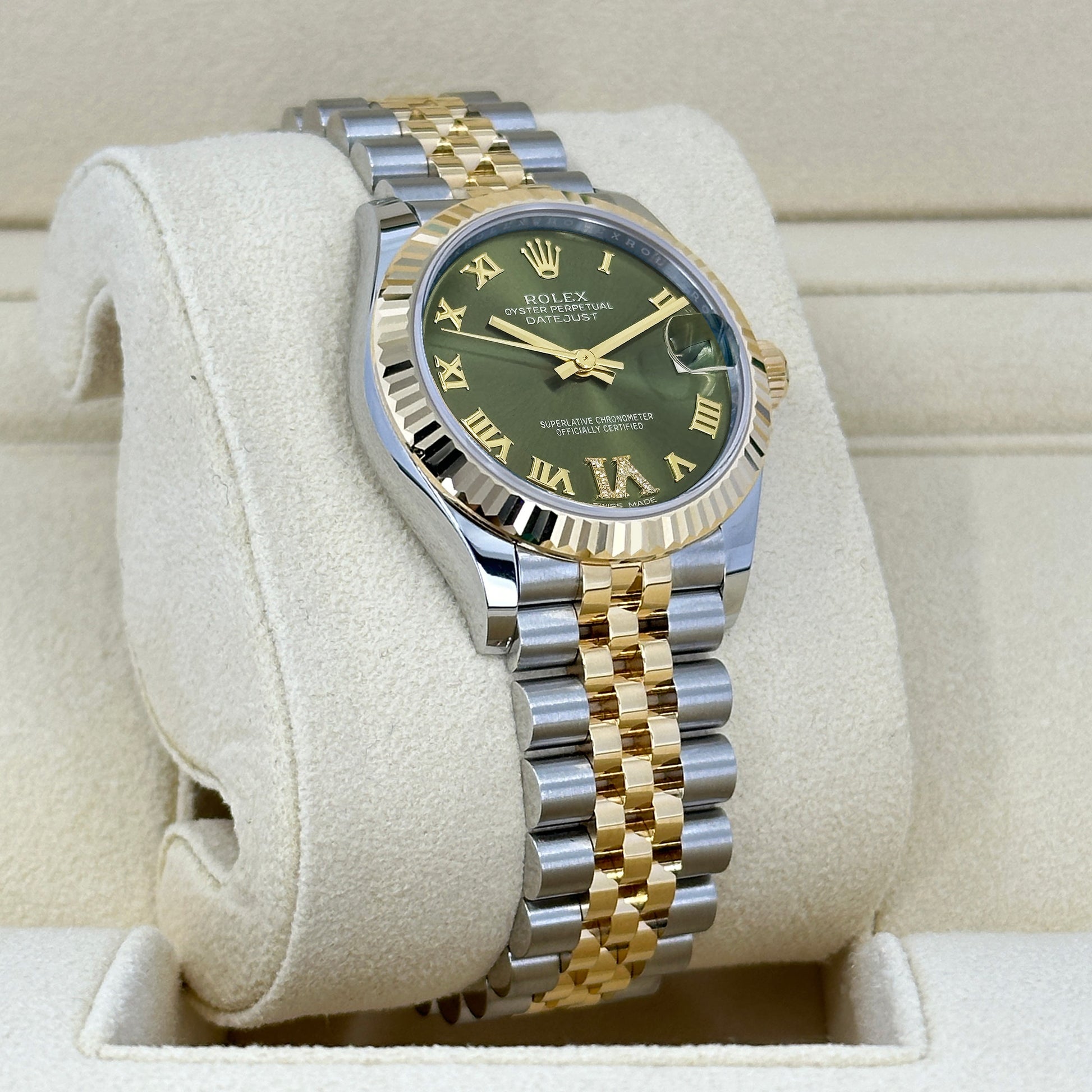 Datejust 31, Oystersteel and 18K Yellow Gold, Ref# 278273-0016