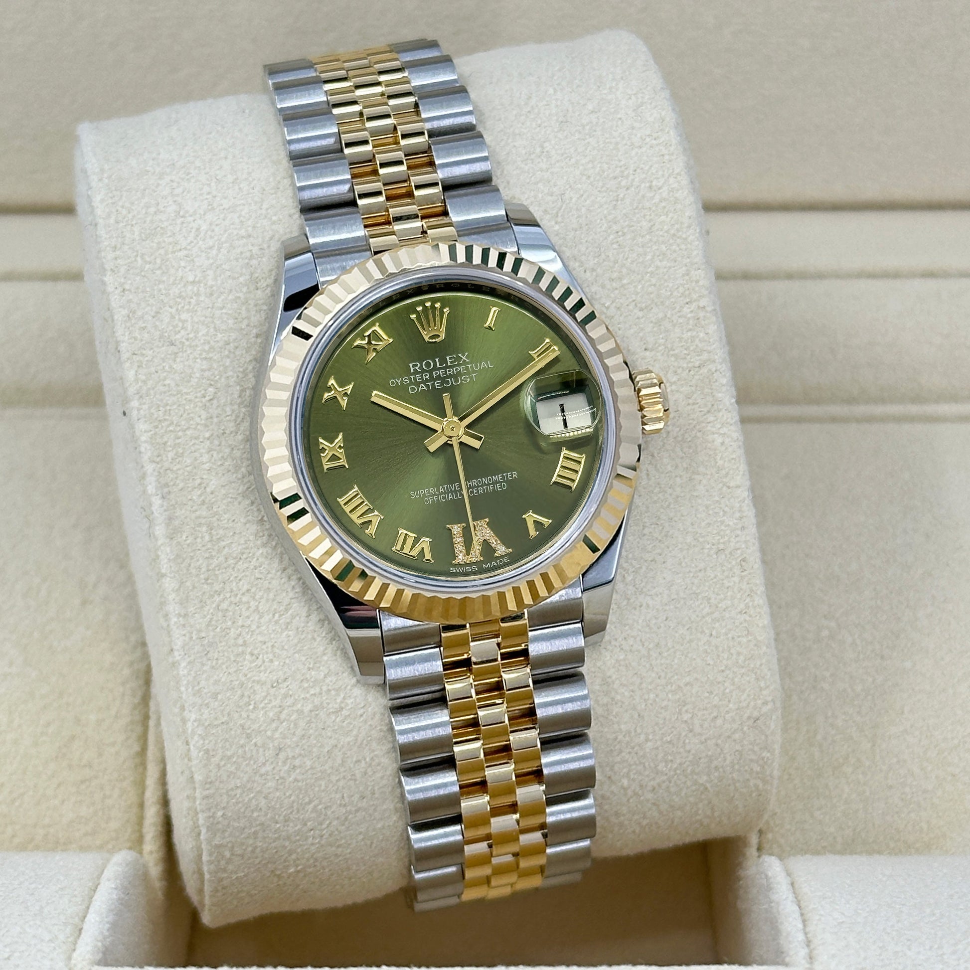 Datejust 31, Oystersteel and 18K Yellow Gold, Ref# 278273-0016