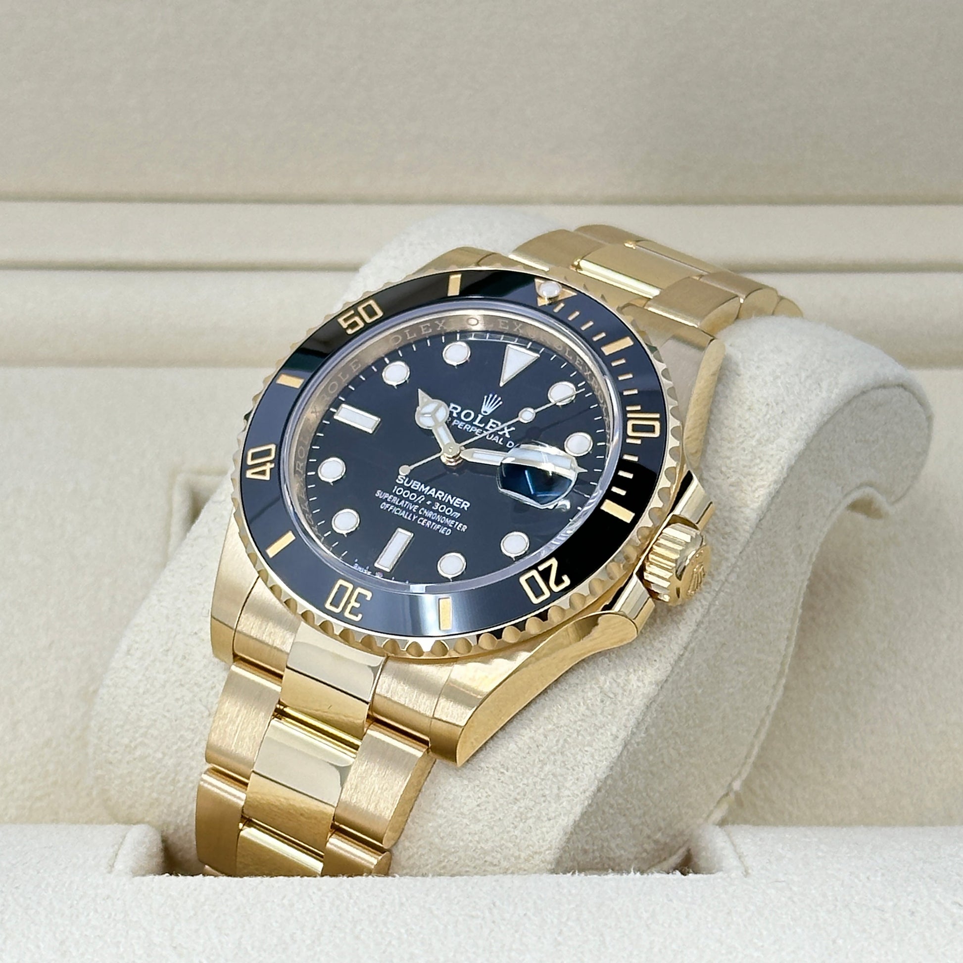 Submariner Date, 18K Yellow Gold, 41Mm, Ref# 126618Ln-0002